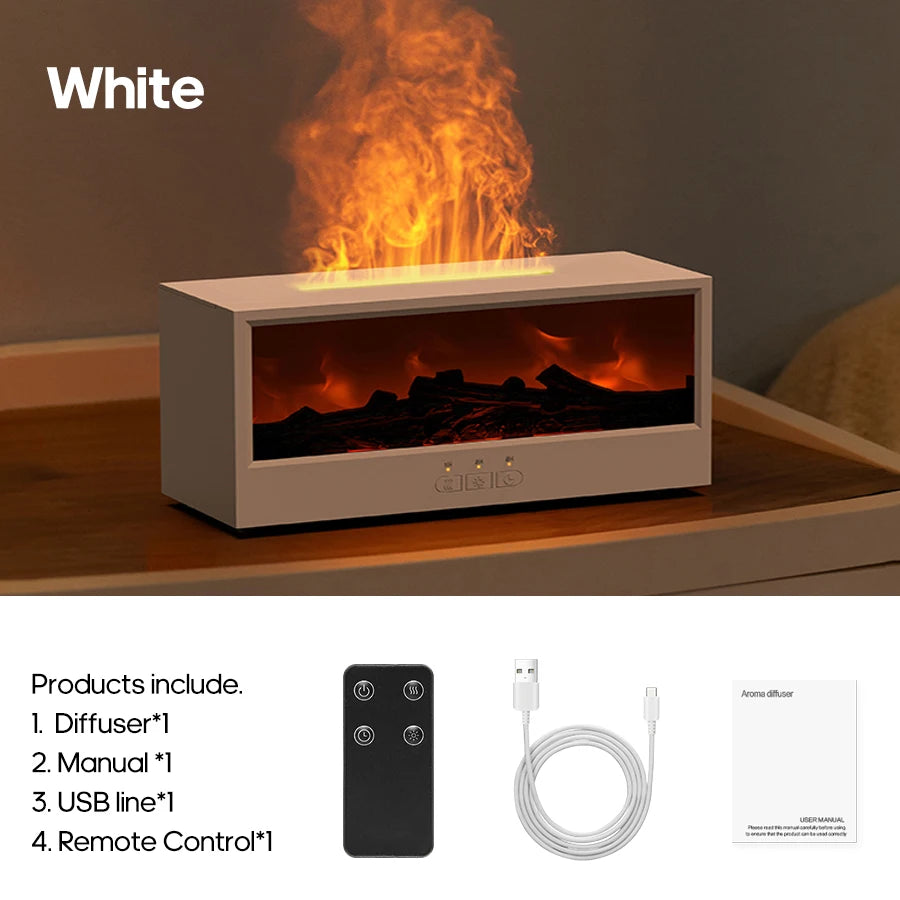 CozyFireside Aroma Diffuser & Humidifier