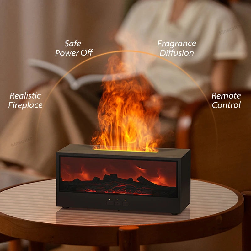 CozyFireside Aroma Diffuser & Humidifier